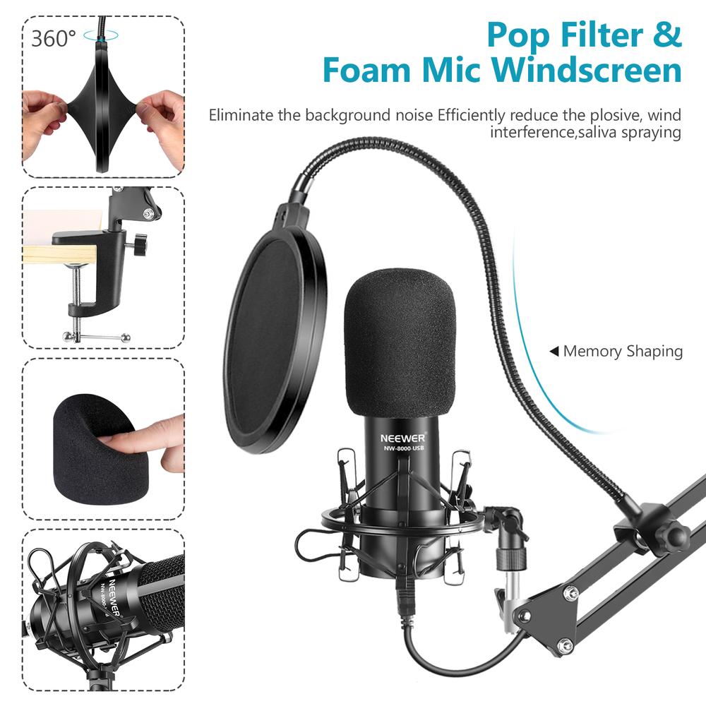 usb microphone kit 192khz 24bit